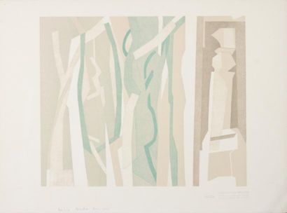 André BEAUDIN (1895-1979) Lithographie signée et numérotée 5/60 - 48 x 65 cm