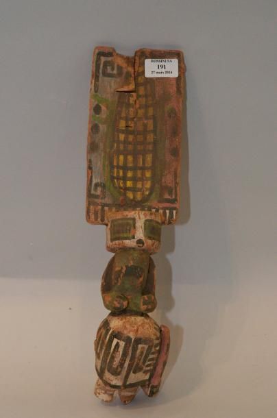 null KACHINA KA-E Hopi (usa, arizona) circa 1950/1960. Les symboles représentés sur...