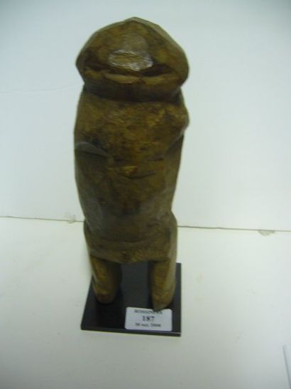 null Statuette LHOSSO (Togo) Récoltée dans la région de Pia. Sculpture mâle d'un...