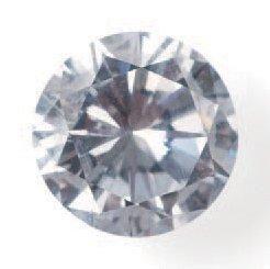 null Diamant sur papier de forme ronde et de taille brillant pesant 2,06ct. Accompagné...