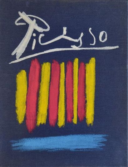 Pablo PICASSO Les Bleus de Barcelone, 1963 12 planches procédé Jacomet d'après des...