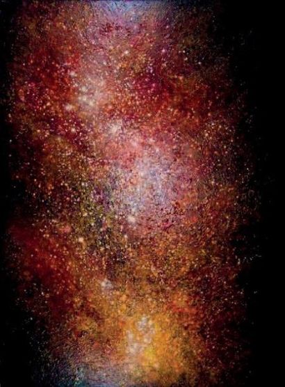 ZIOKINE Emil (né en 1965) R'galaxy Acrylique sur toile, signée au dos, 146 x 114...