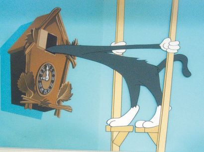 null The Cuckoo Clock - Tex Avery Studio MGM, 1950. Illustration publicitaire. Cellulo...