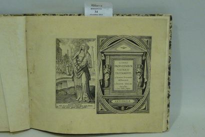 null ICONES PROPHETARUM VETERIS TESTAMENTI d?après J. Stradanus, édité par J. Galle....