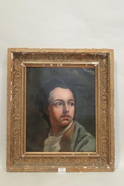 MENGS Anton Raphael (Ecole de)Aussig (Bohême) 1728 - Rome 1779 Portrait d'Anton Raphaël...