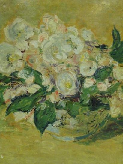 VAN GOGH, d'après Les roses de noel Reproduction Aeply 52 x 39cm