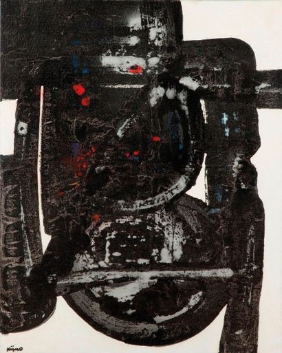 null KIJNO Ladislas, 1921-2012, 

Acide II, 

peinture sur toile, signée en bas à...