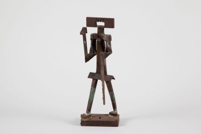 null JACOBSEN Robert, 1912-1993, 

L'homme-robot, 1950, 

sculpture en fer soudé,...