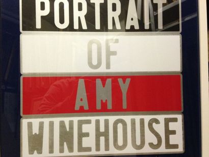 DUCORROY Joel, né en 1955 Portrait d'Amy Winehouse Sérigraphie, signée en bas à droite,...
