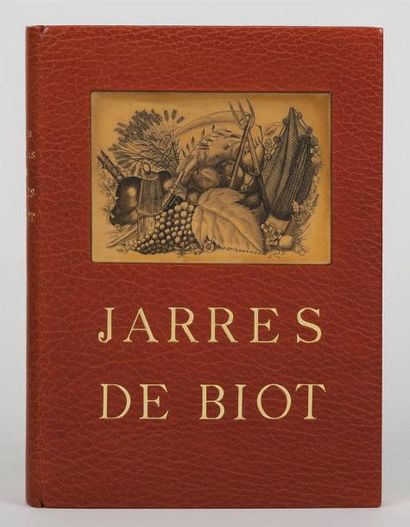 MAURRAS (Charles) Jarres de Biot. Paris, Pierre Lanauve de Tartas, 1951. Grand in-...