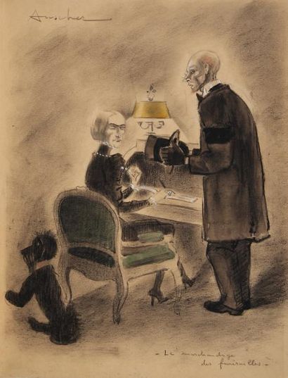 NÉMIROVSKY (Irène) David Golder. Paris, Cercle Lyonnais du livre, 1948. In-4, maroquin...