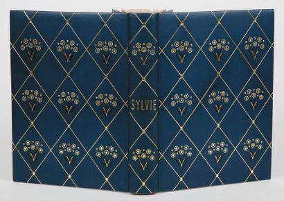 NERVAL (Gérard de) Sylvie. Souvenirs du Valois. Paris, Ferroud, 1943. In-8, box bleu,...