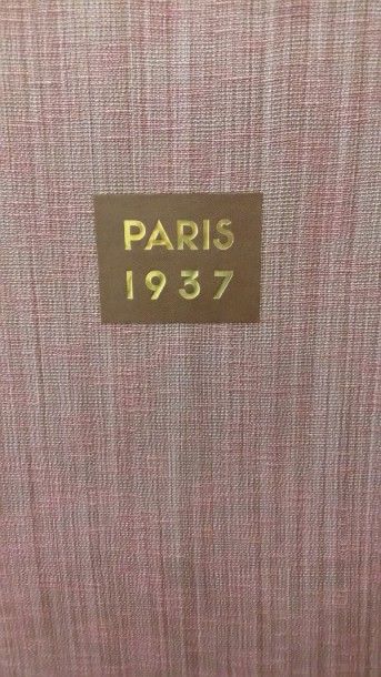 Paris, 1937 Portofolio cotenant des planches georges BRUYER, COURNAULT, Jacques BELLIAND,...