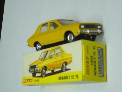 null DINKY TOYS France 1424 VOITURE RENAULT 12 TL MADE IN SPAIN JAUNE Etat: N+B