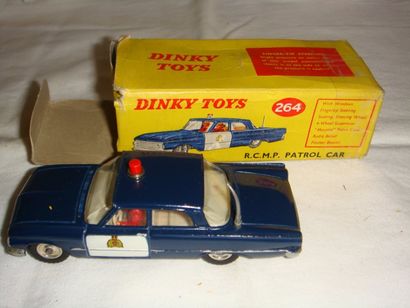 null DINKY TOYS GRANDE BRETAGNE 264 VOITURE RCMP PATROL CAR BLEU BLANC Etat: N+B