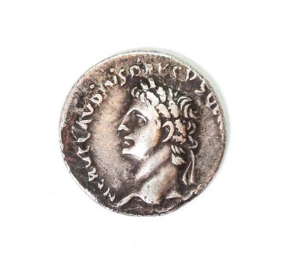 null Nero Claudius Drusus Denier d'argent Lyon vers 41 - 42 Poids: 3,2 g
