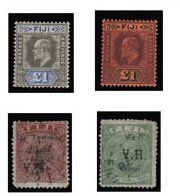 null FIDJI *, Ø, collection 1871-1938, belle collection avec les N° 12/14 Ø, 15/16...