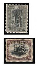 null PAPUA collection 1901-1937 *, Ø, Poste PA, Service dont N° 1/8, 81/96
