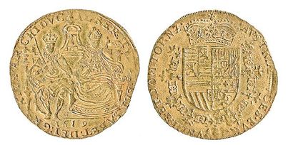 BENELUX). TOURNAI, Albert et Isabelle d'Espagne (1598 - 1621) Double souverain daté...