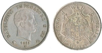 IDEM 5 lire, 1811 Milan. TTB