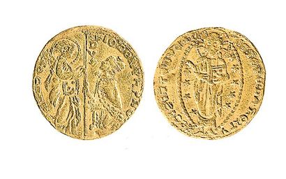 IDEM. Giovanni Delfino (1356 - 1361) Sequin ou ducat non daté (3,26 g). TB