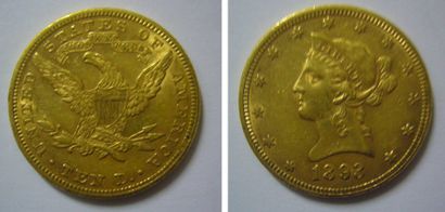 null U.S.A. 10 $ Liberty Head, 1893. TTB