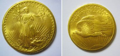 null U.S.A. Deux 20 $ Liberty Head, 1853 et 1870. TB