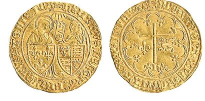 HENRI VI (1422 - 1454) Salut d'or pour Rouen. Dy 443 A. TTB