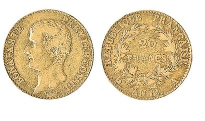 IDEM 20 f. Bonaparte, an 12 Paris. G 1020. TTB