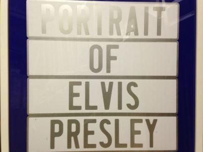 DUCORROY Joel, né en 1955 Portrait d' Elvis Presley Sérigraphie, signée en bas à...