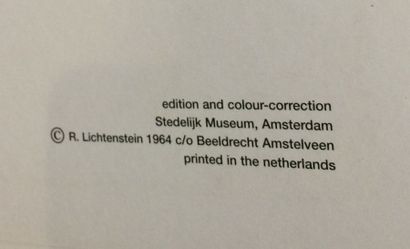 LICHTENSTEIN Roy (d'après) As I opened fire... Triptyque édition du Musée d'Amsterdam,...