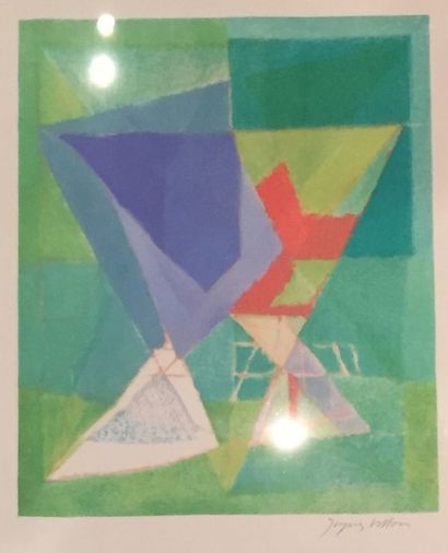 VILLON JACQUES (1875-1963) Sans titre Lithographie, signée en bas à droite, 51x4...