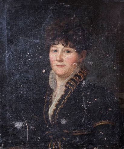 GIRARDIN (Attribué à Alexandre François Louis de, comte) 1777 - vers 1835 Portrait...