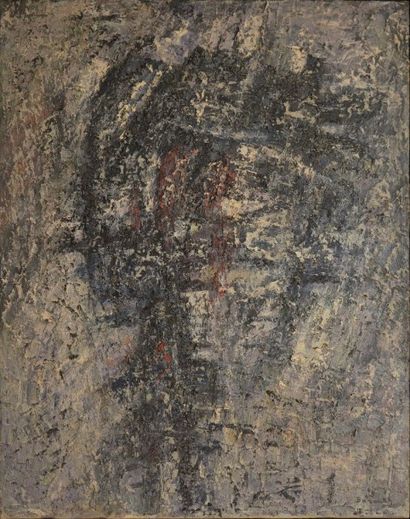 BAROUKH Ézechiel (1909-1984) 
Sans titre
Technique mixte sur toile (très petits manques),...
