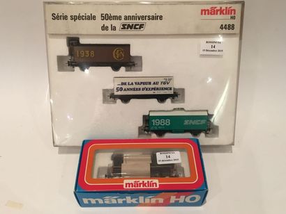 MARKLIN «HO»: Boite de la série spéciale «50ème anniversaire de la SNCF» réf. 4488...