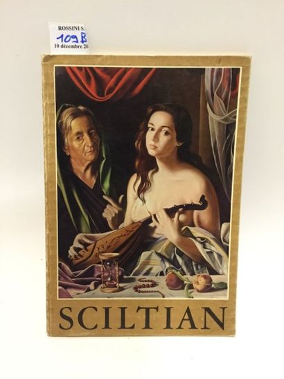 SCILTIAN GREGORIO (1900-1985) Portrait de Paul Vialar à la sanguine 34x47,5 cm signé...
