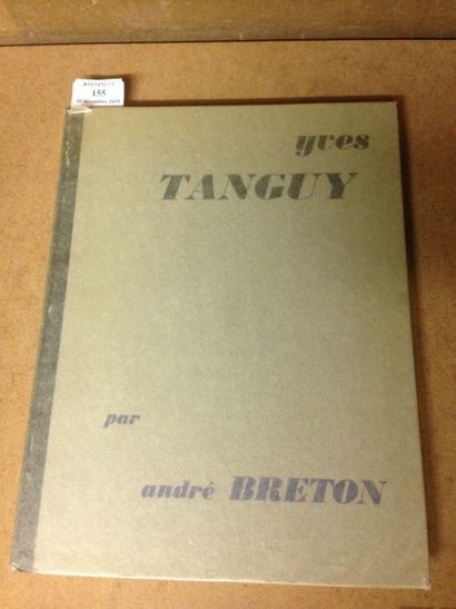 BRETON (André) Yves Tanguy. New York, Pierre Matisse éditions, [1946]. In-4, cartonnage...
