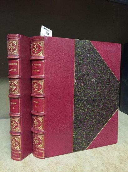 LA FONTAINE (Jean de) Contes. Paris, Éditions du Trianon, 1926. 2 volumes petit in-4,...