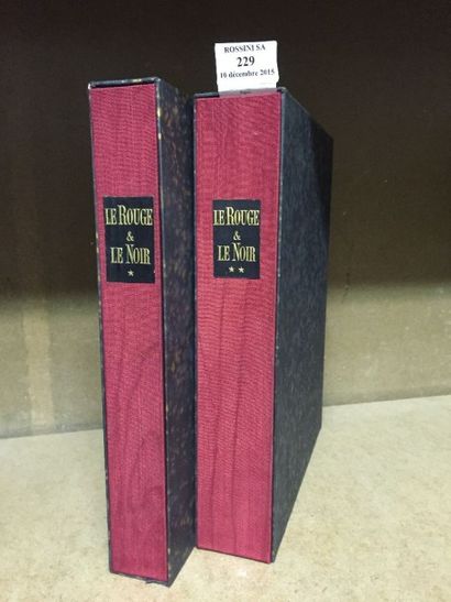 STENDHAL Le Rouge et le noir. Paris, Henri Creuzevault, 1945. 2 volumes in-4, en...
