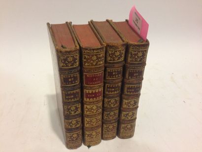 null CICERON 1749 (4vol) histoire de Ciceron tiree de ses ecrits et des monumens...