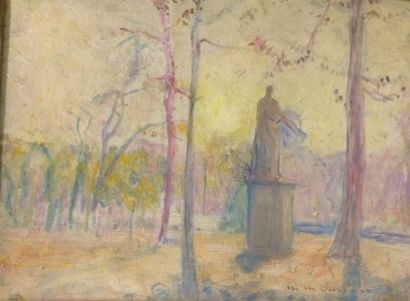 null DARBOURE M. (XXe siècle)

Le jardin des tuileries

Huile sur toile signée en...