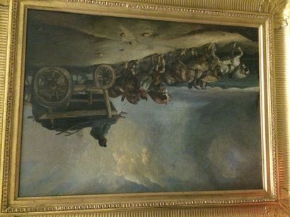 null ECOLE XIXe SIECLE, d'après Géricault

Attelage

Huile sur toile, porte une signature...