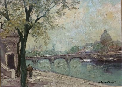 null KRAMER Simon (né en 1940)

Pont à Paris

Huile sur isorel, signé en bas à droite...