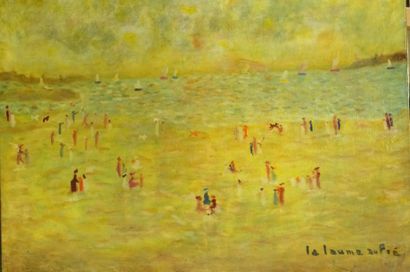 null LALAUME-DUPRE André, né en 1915

Joyeuses vacances à la mer

Huile sur toile,...