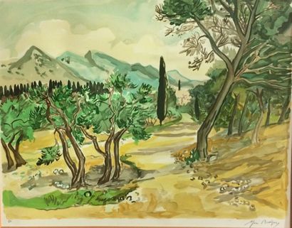 null BRAYER Yves (1907-1990)

Paysage de Provence 

Lithographie, signée en bas à...