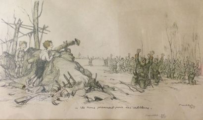 null POULBOT Francisque, 1879-1946, 

Ils nous prennent pour des artilleurs, 1915

Lithographie...