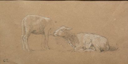 null TROYON Constant, 1810-1865

Deux moutons

Etude à la pierre noire et craie blanche...