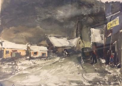 null VLAMINCK Maurice de (d'après)

Rue de village sous la neige

Lithographie, signée...