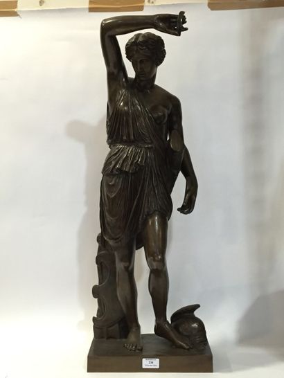 Ferdinand BARBEDIENNE 

Diane tenant son arc

Epreuve en bronze à patine brune réalisée...
