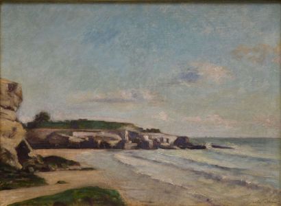 AVIAT Jules Charles, 1844-1931 Bord de mer en Charentes Maritime

Huile sur toile...